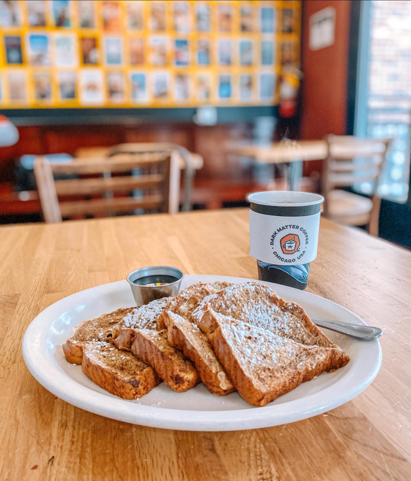 French toast with coffee